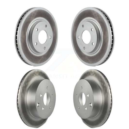 Coated Disc Brake Rotors Front Rear Kit For Nissan Quest
