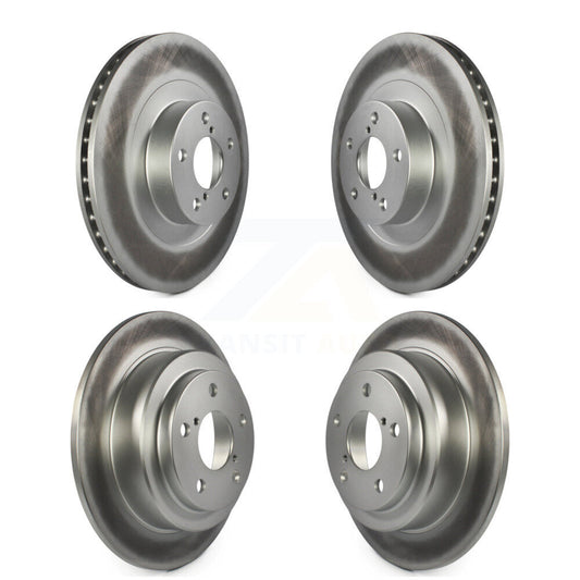 Coated Disc Brake Rotors Front Rear Kit For Subaru Forester Impreza Saab 9-2X