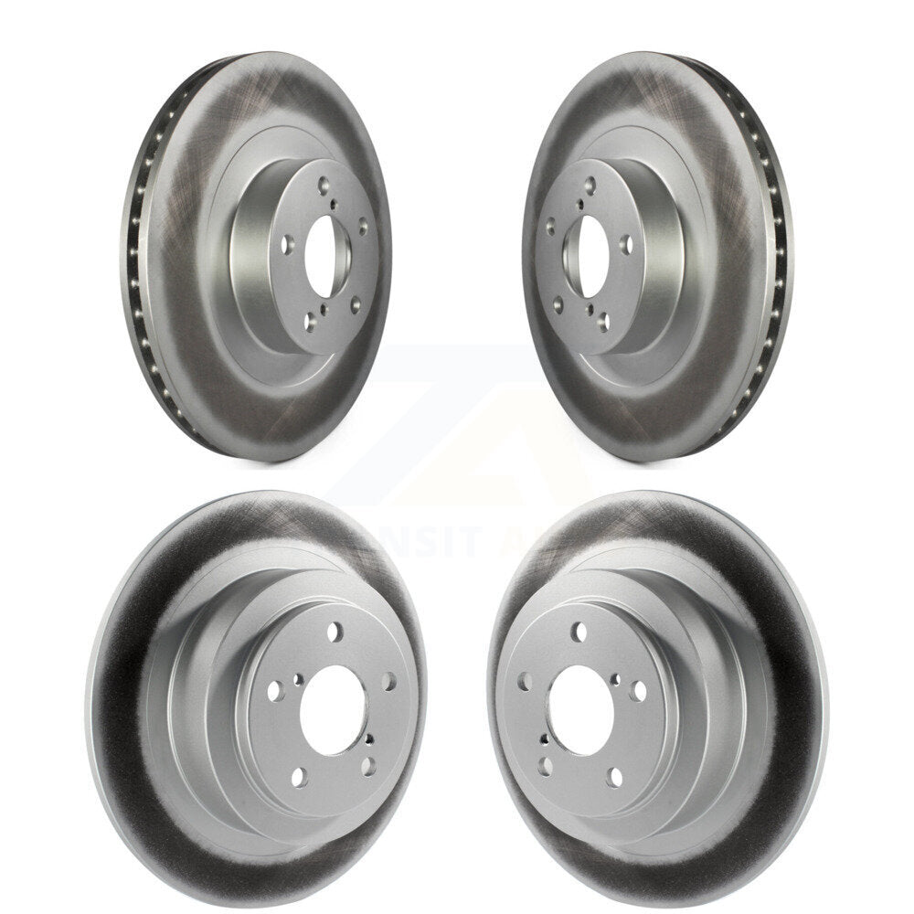 Coated Disc Brake Rotors Front Rear Kit For Subaru Outback Legacy Baja