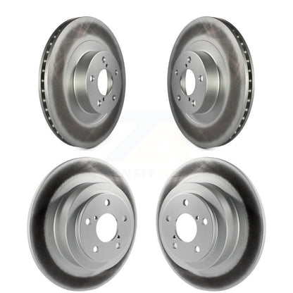 Coated Disc Brake Rotors Front Rear Kit For Subaru Outback Legacy Baja