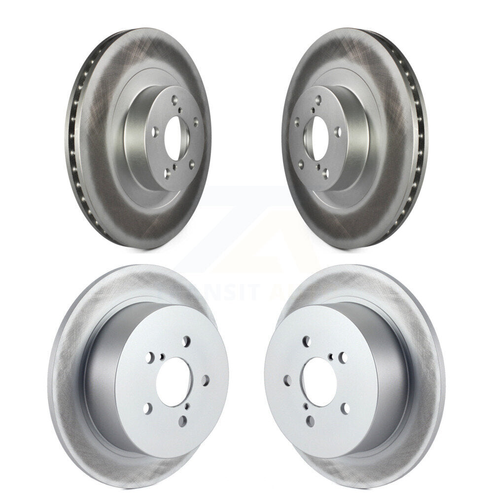 Coated Disc Brake Rotors Front Rear Kit For 2005 Subaru Outback Legacy