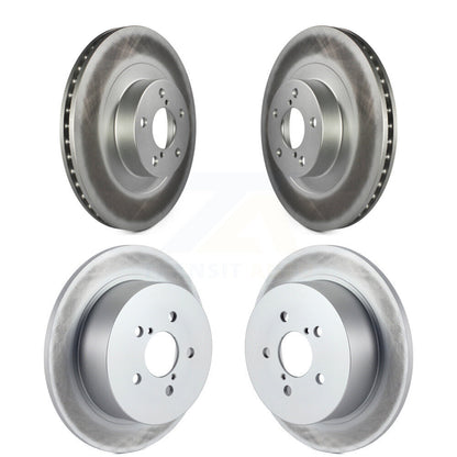 Coated Disc Brake Rotors Front Rear Kit For 2005 Subaru Outback Legacy