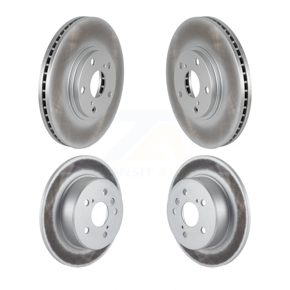Coated Disc Brake Rotors Front Rear Kit For 2001-2003 Toyota Highlander AWD