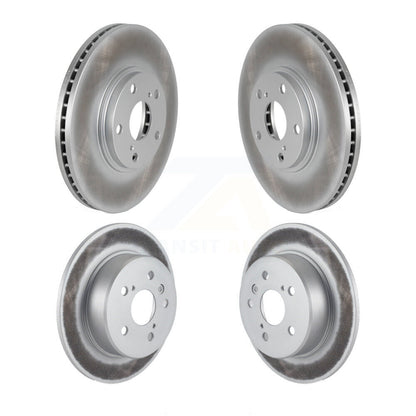 Coated Disc Brake Rotors Front Rear Kit For 2001-2003 Toyota Highlander AWD