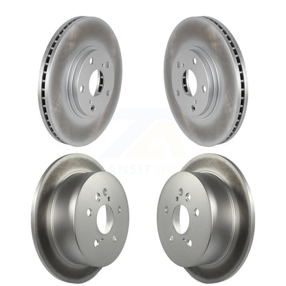 Coated Disc Brake Rotors Front Rear Kit For Toyota Highlander