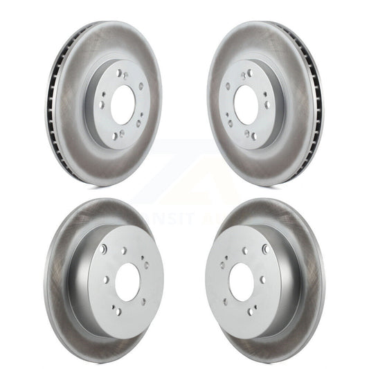 Coated Disc Brake Rotors Front Rear Kit For Mitsubishi Endeavor