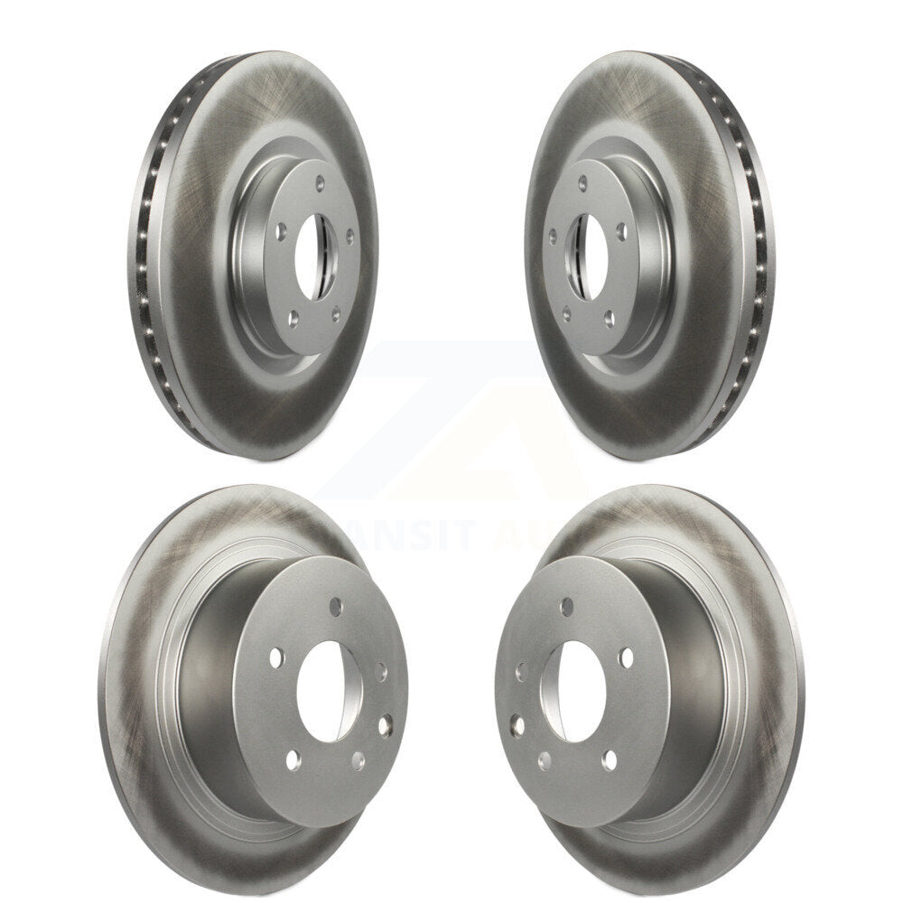 Coated Disc Brake Rotors Front Rear Kit For Nissan Altima Maxima