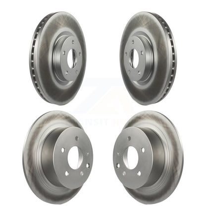 Coated Disc Brake Rotors Front Rear Kit For Nissan Altima Maxima