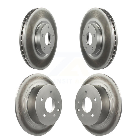 Coated Disc Brake Rotors Front Rear Kit For Nissan Altima Maxima