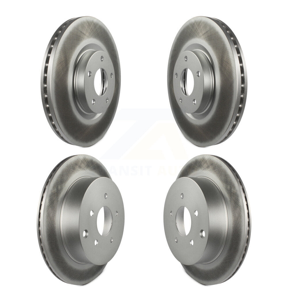 Coated Disc Brake Rotors Front Rear Kit For Nissan Murano INFINITI FX35 FX45