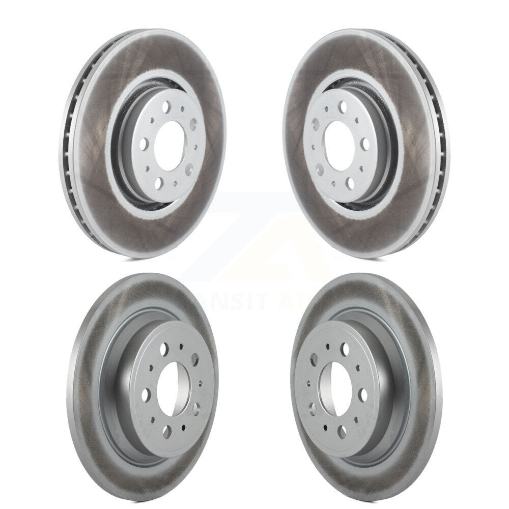 Coat Brake Rotor Front Rear Kit For 08 Volvo S60 With 316mm Diameter
