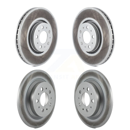 Coat Brake Rotor Front Rear Kit For 08 Volvo S60 With 316mm Diameter
