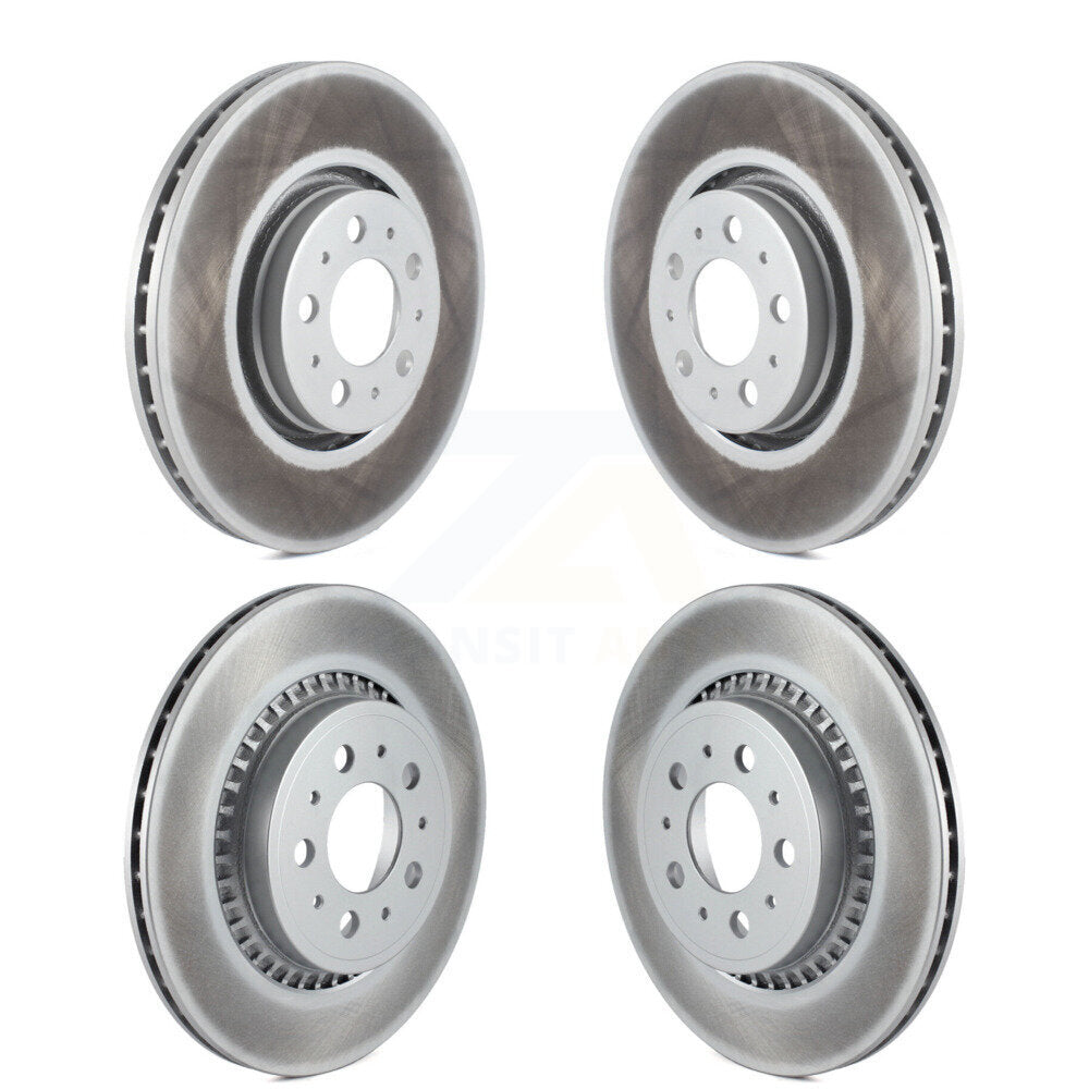 Coated Brake Rotor Front Rear Kit For Volvo XC90 With 316mm Diameter