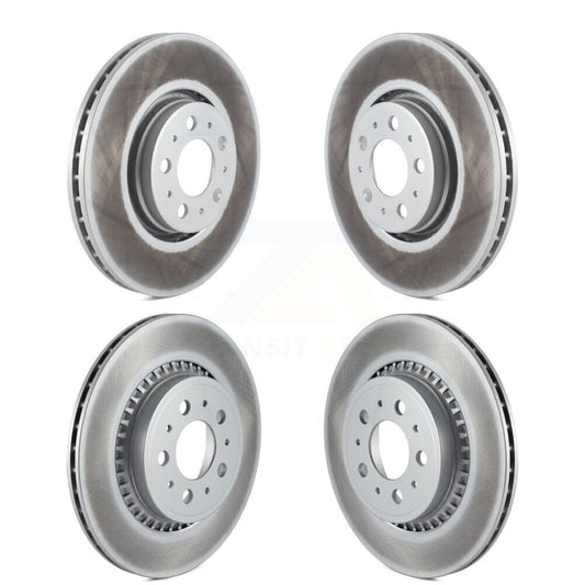 Coated Brake Rotor Front Rear Kit For Volvo XC90 With 316mm Diameter