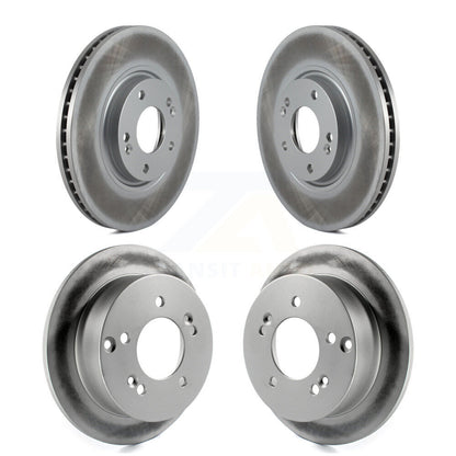 Coated Disc Brake Rotors Front Rear Kit For Hyundai XG350