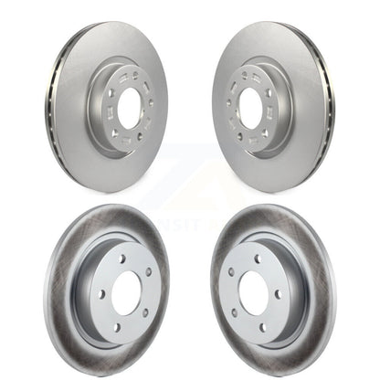 Coated Disc Brake Rotors Front Rear Kit For Mazda 3 Sport