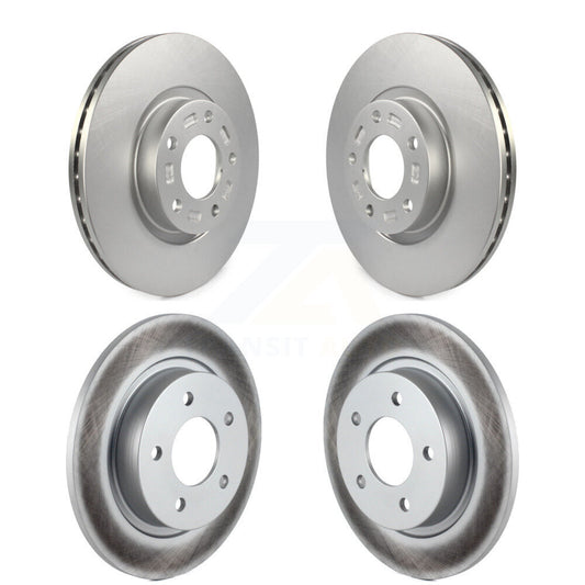 Coated Disc Brake Rotors Front Rear Kit For Mazda 3 Sport