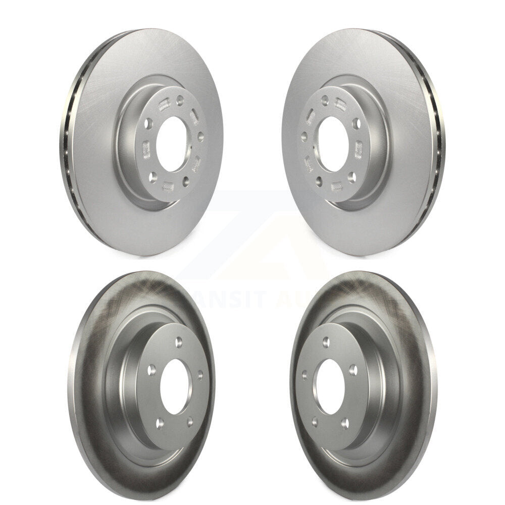 Coated Disc Brake Rotors Front Rear Kit For Mazda 5