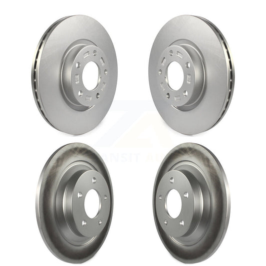 Coated Disc Brake Rotors Front Rear Kit For Mazda 5