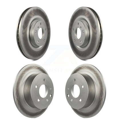 Coated Disc Brake Rotors Front Rear Kit For Nissan Altima Maxima