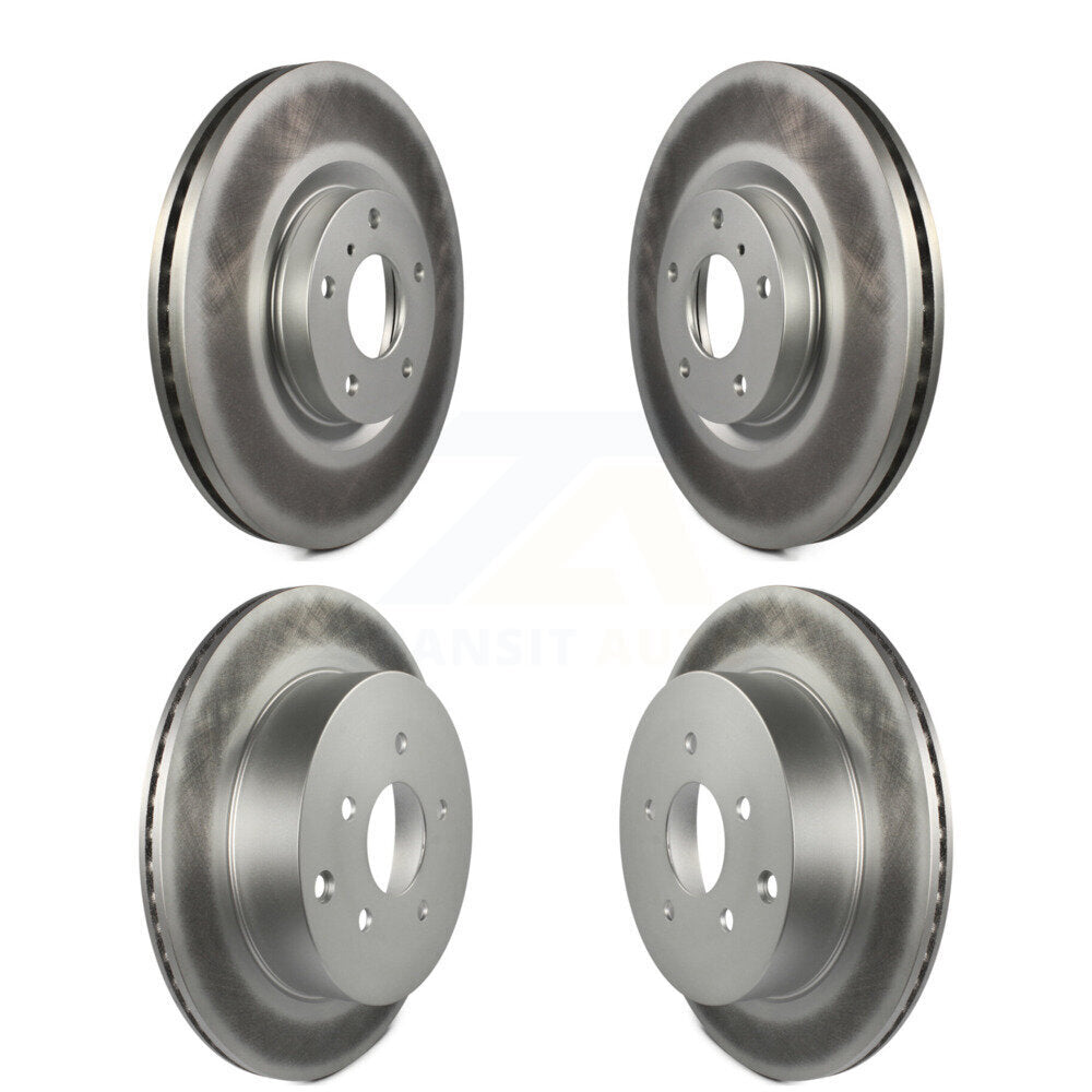 Coated Disc Brake Rotors Front Rear Kit For Nissan Murano INFINITI QX70