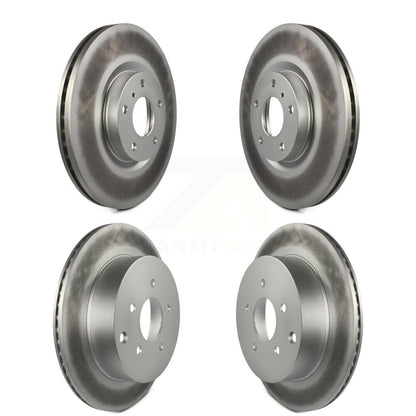 Coated Disc Brake Rotors Front Rear Kit For Nissan Murano INFINITI QX70