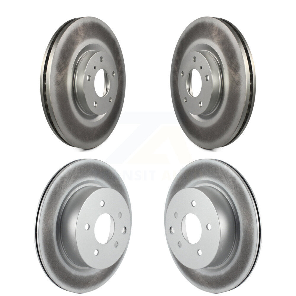 Coat Brake Rotor Front Rear Kit For INFINITI Nissan Maxima G37 EX35 G35 QX50 M35