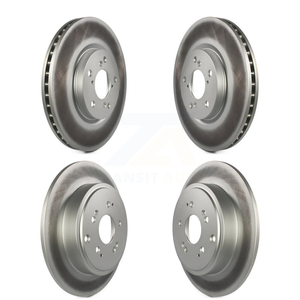 Coated Disc Brake Rotors Front Rear Kit For 2006-2014 Honda Ridgeline