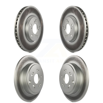 Coated Disc Brake Rotors Front Rear Kit For 2006-2014 Honda Ridgeline