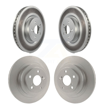 Coated Disc Brake Rotors Front Rear Kit For Subaru Legacy