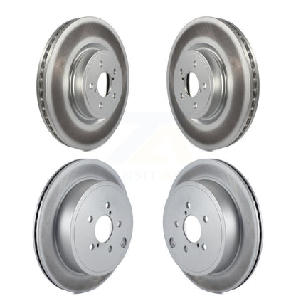 Coated Disc Brake Rotors Front Rear Kit For Subaru Outback Legacy