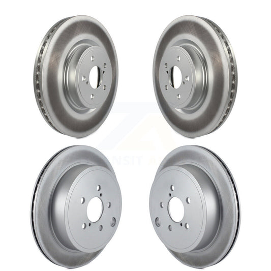 Coated Disc Brake Rotors Front Rear Kit For Subaru Outback Legacy