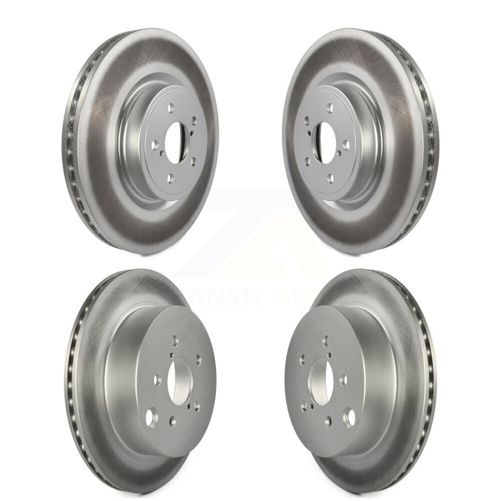 Coated Disc Brake Rotors Front Rear Kit For 2014-2018 Subaru Forester 2.0L
