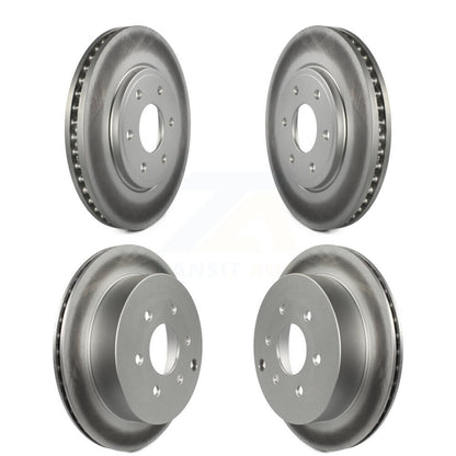 Coated Disc Brake Rotors Front Rear Kit For Nissan Frontier Suzuki Equator