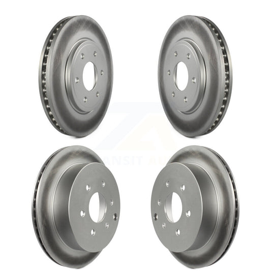 Coated Disc Brake Rotors Front Rear Kit For Nissan Frontier Suzuki Equator