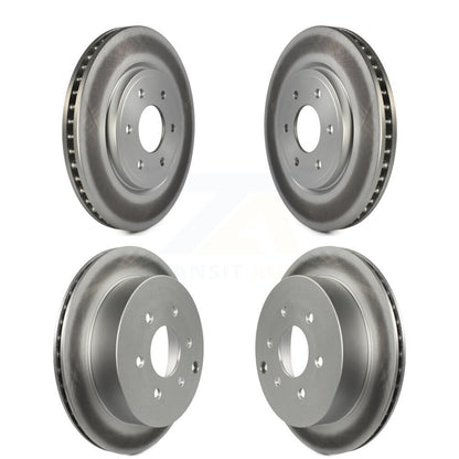 Coated Disc Brake Rotor Front Rear Kit For Nissan Frontier Xterra Suzuki Equator