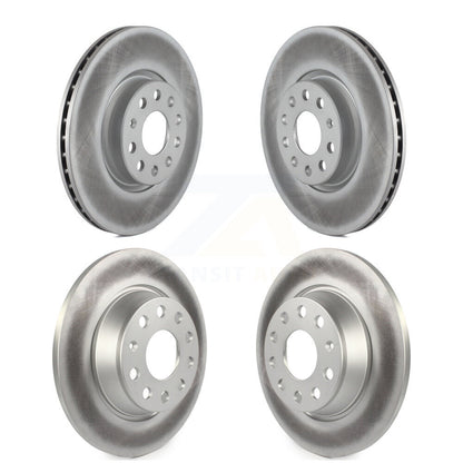 Coat Brake Rotors Front Rear Kit For Volkswagen Tiguan CC Audi Q3 Quattro GTI A3