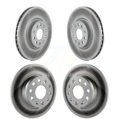 Coated Brake Rotor Front Rear Kit For Volkswagen Passat Taos Audi GTI Golf A3 TT