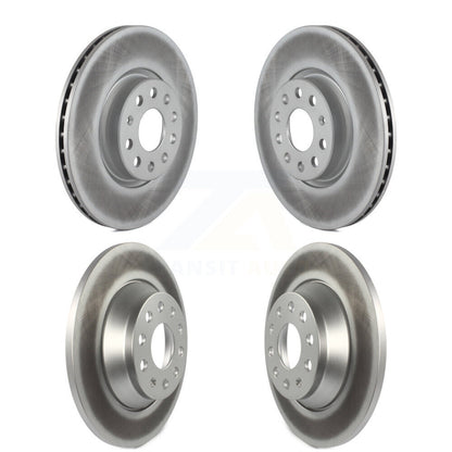 Coated Disc Brake Rotors Front Rear Kit For Audi Q3 Quattro TT