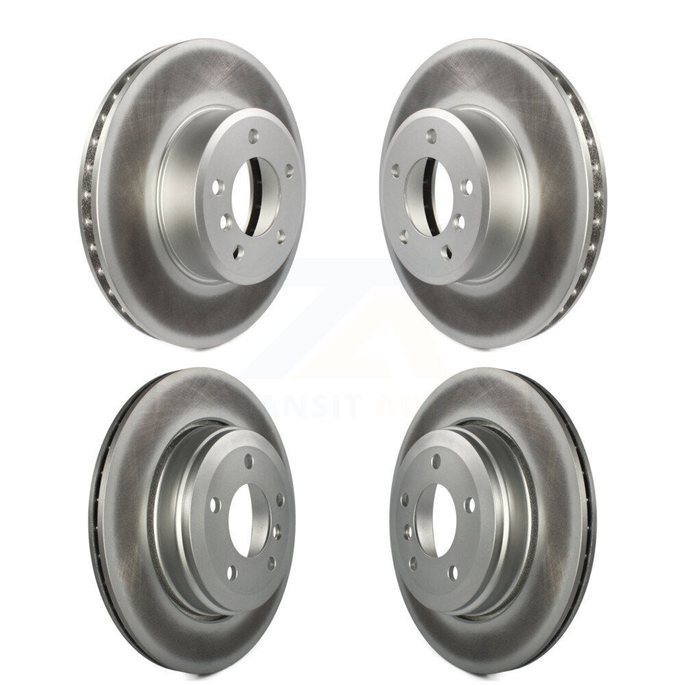 Coated Disc Brake Rotors Front Rear Kit For BMW 530i 525i 528i