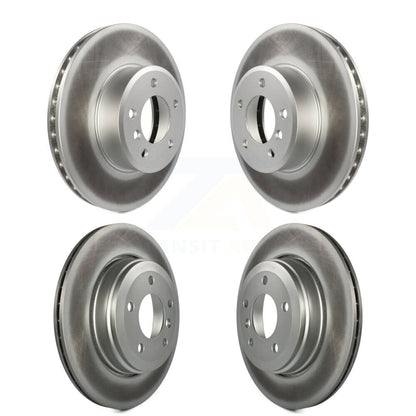 Coated Disc Brake Rotors Front Rear Kit For BMW 530i 525i 528i