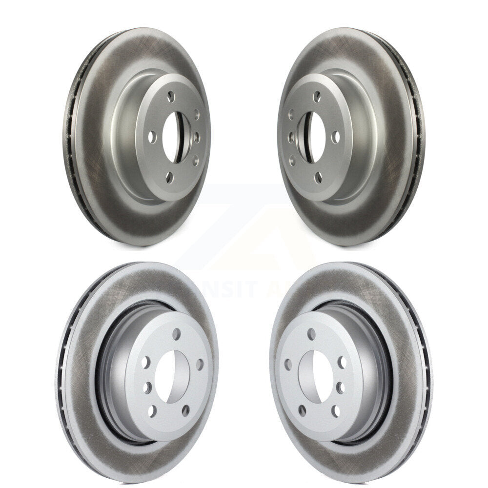 Coated Disc Brake Rotors Front Rear Kit For 2004-2010 BMW X3