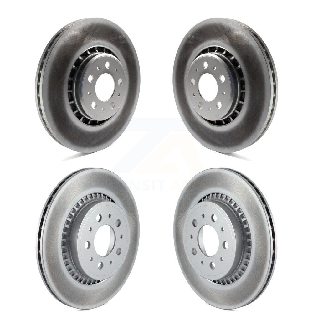 Coated Brake Rotor Front Rear Kit For Volvo XC90 With 336mm Diameter