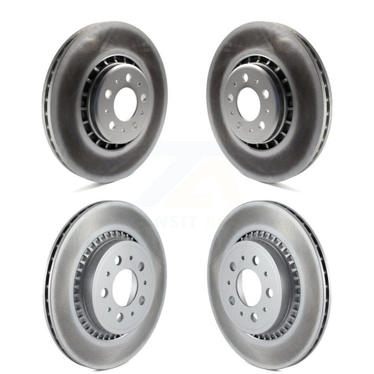 Coated Brake Rotor Front Rear Kit For Volvo XC90 With 336mm Diameter