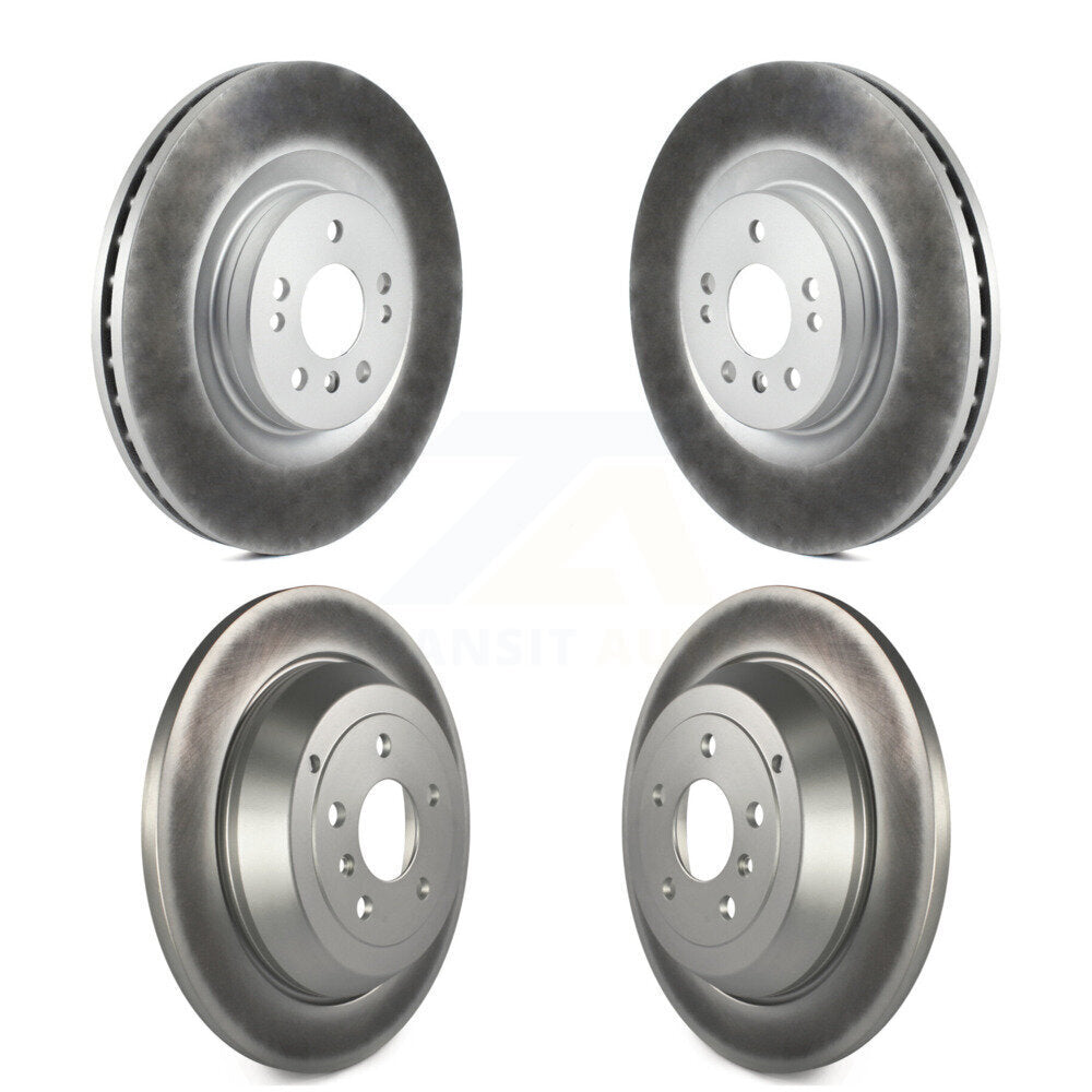 Coated Disc Brake Rotors Front Rear Kit For Mercedes-Benz ML320