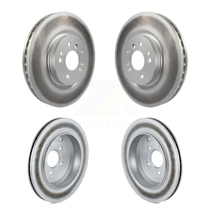 Coated Disc Brake Rotors Front Rear Kit For Mercedes-Benz ML500 R320 R350 R500