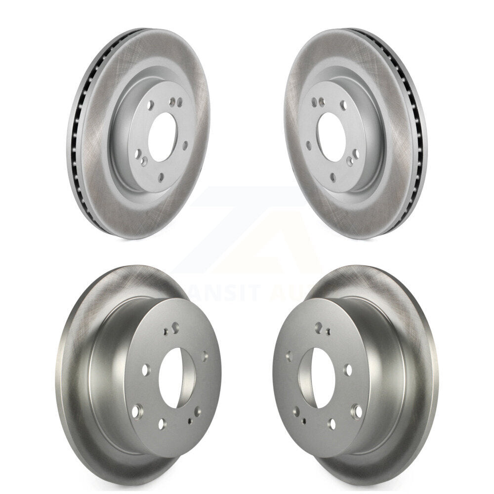 Coated Disc Brake Rotors Front Rear Kit For Mitsubishi Eclipse Galant