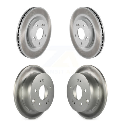 Coated Disc Brake Rotors Front Rear Kit For Mitsubishi Eclipse Galant