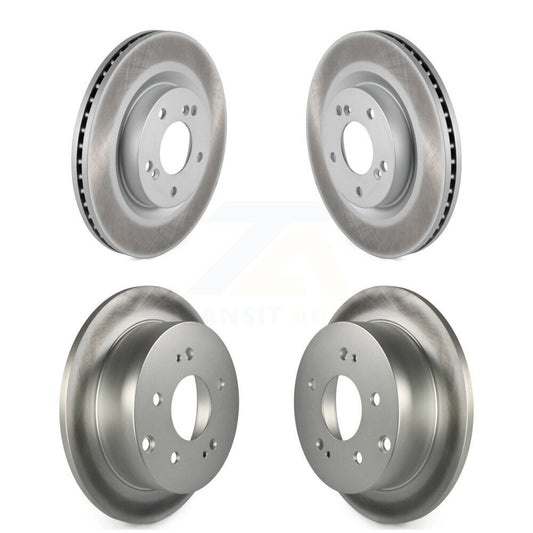 Coated Disc Brake Rotors Front Rear Kit For Mitsubishi Eclipse Galant