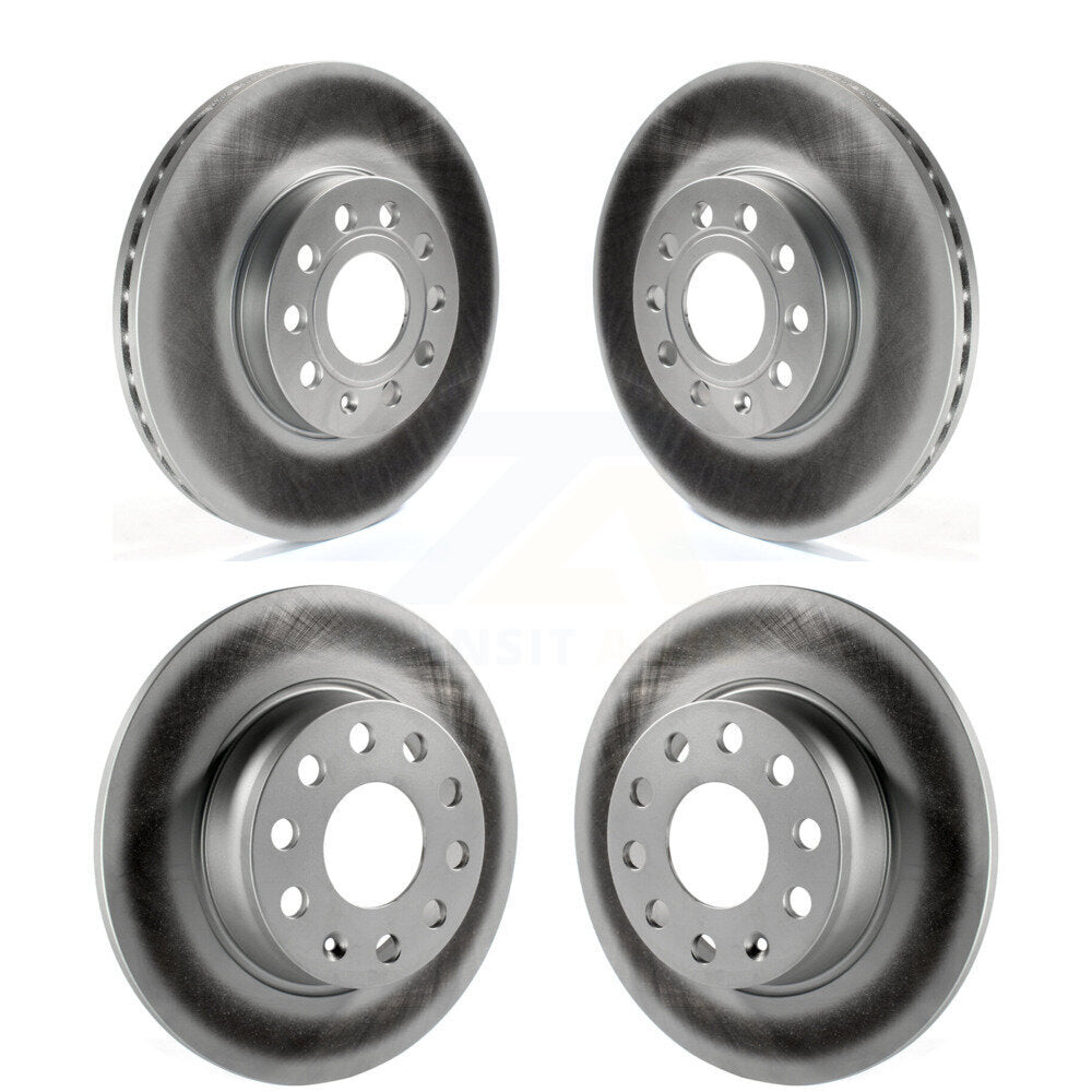Coat Disc Brake Rotor Front Rear Kit For Volkswagen Golf SportWagen Taos Audi A3